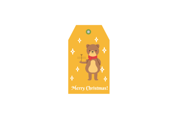 Christmas Label Tag Gift Bear Animal Svg Review