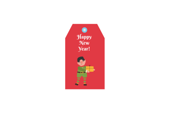 Christmas Label Tag Svg for Illustrations and Digital Products