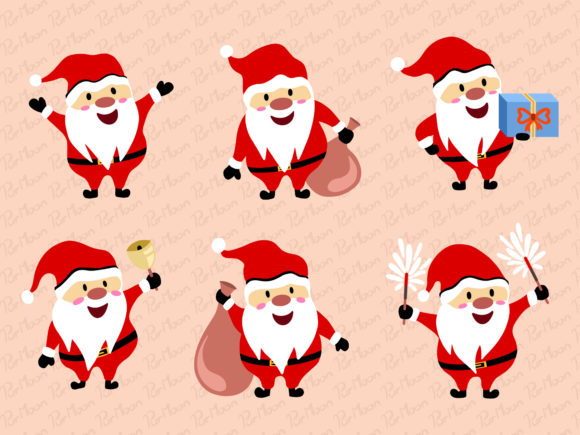 Christmas Santa Clouse Illustration Review