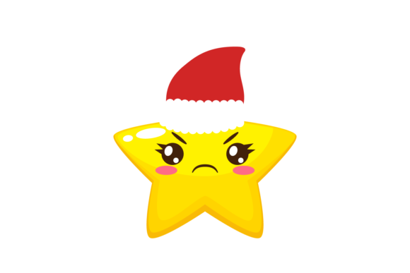 Christmas Star Hat Svg Illustrations for Handmade Creations