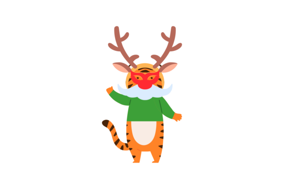 Christmas Tiger Animal Decoration Deer Review