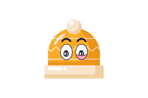 Christmas Winter Hat Kawaii Svg for Crafting and Etsy Products