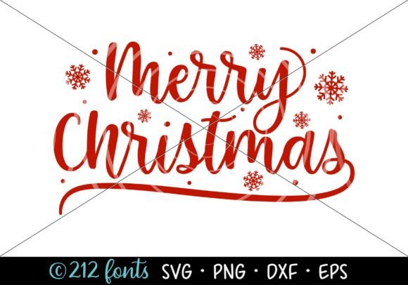 Merry Christmas SVG for Embroidery Projects