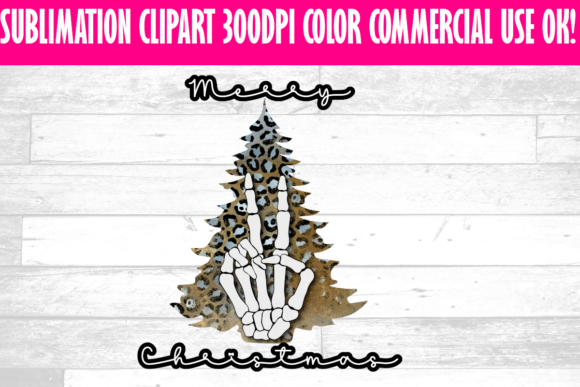 Peace Skeleton Christmas Clipart for Editorial and Web Design