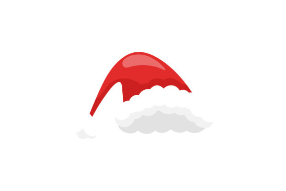 Santa Hat Christmas Illustration for Crafting and Design